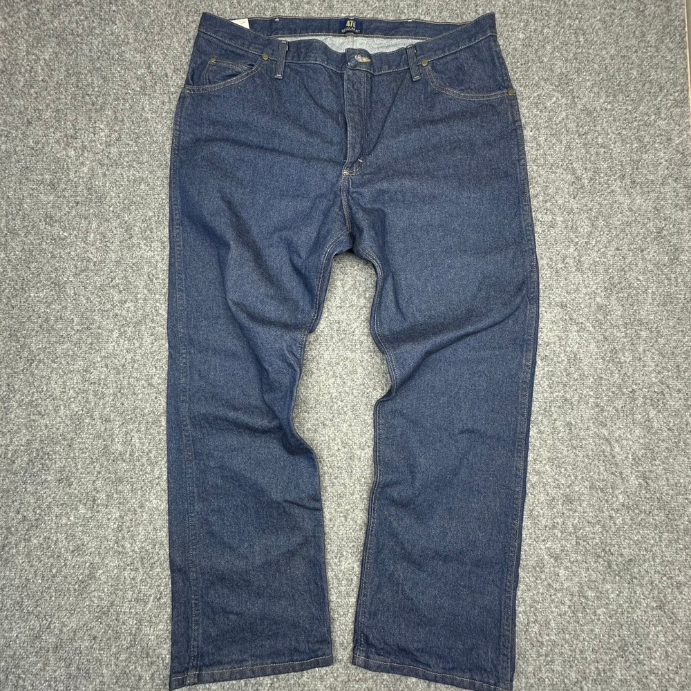 Wrangler 47MWZ Jeans 40x30 Blue Cotton Premium Performance Regular Fit Excellent